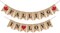 Burlap Falling in Love Banner with Maple Leaf Fall Autumn Wedding Supplies Engagement Bridal Shower Garland Decoration